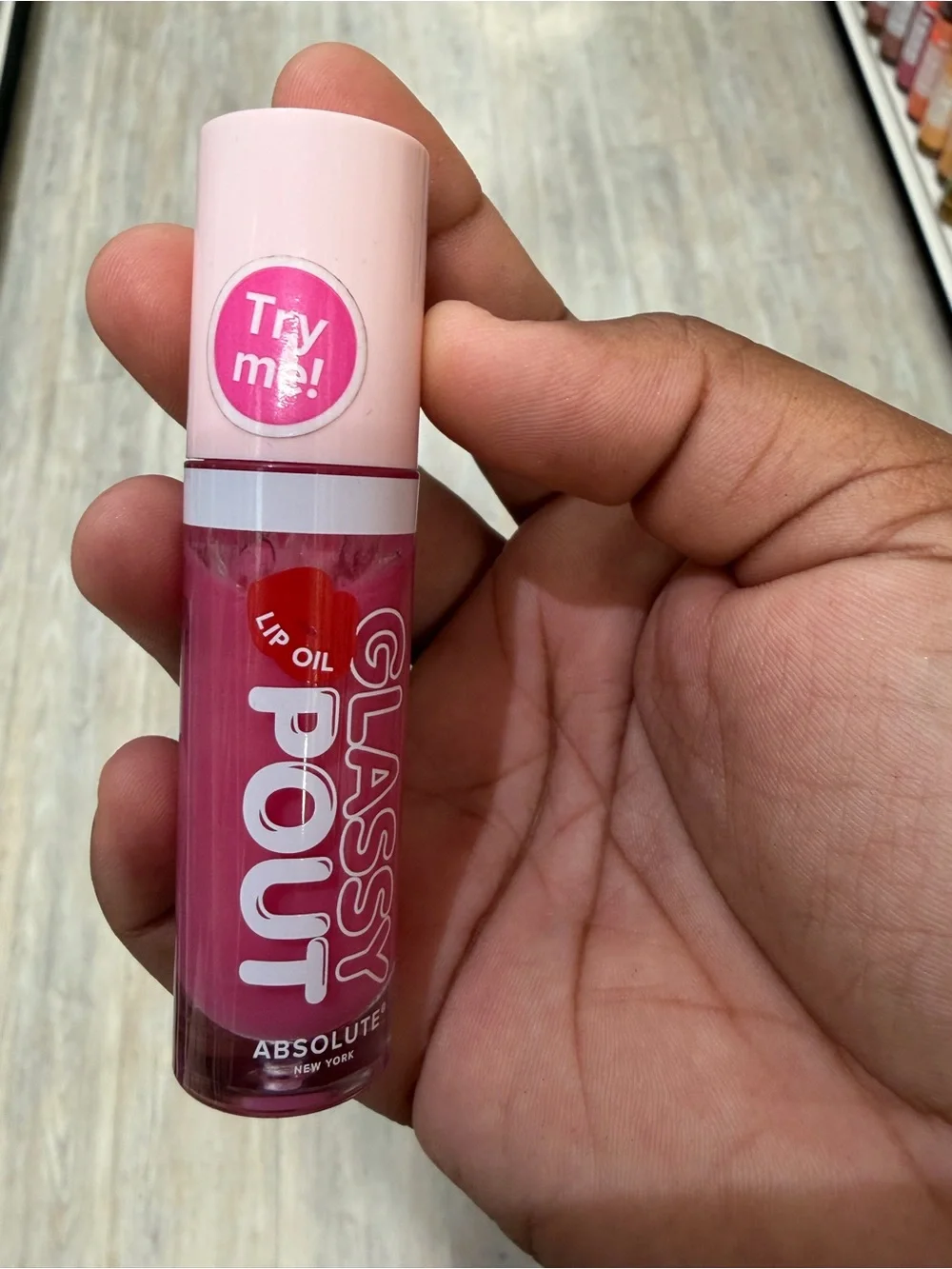 Glassy Pout Lip Oil - Pink